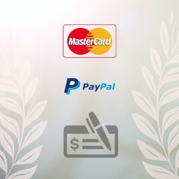 mastercard paypal chèque virement icones